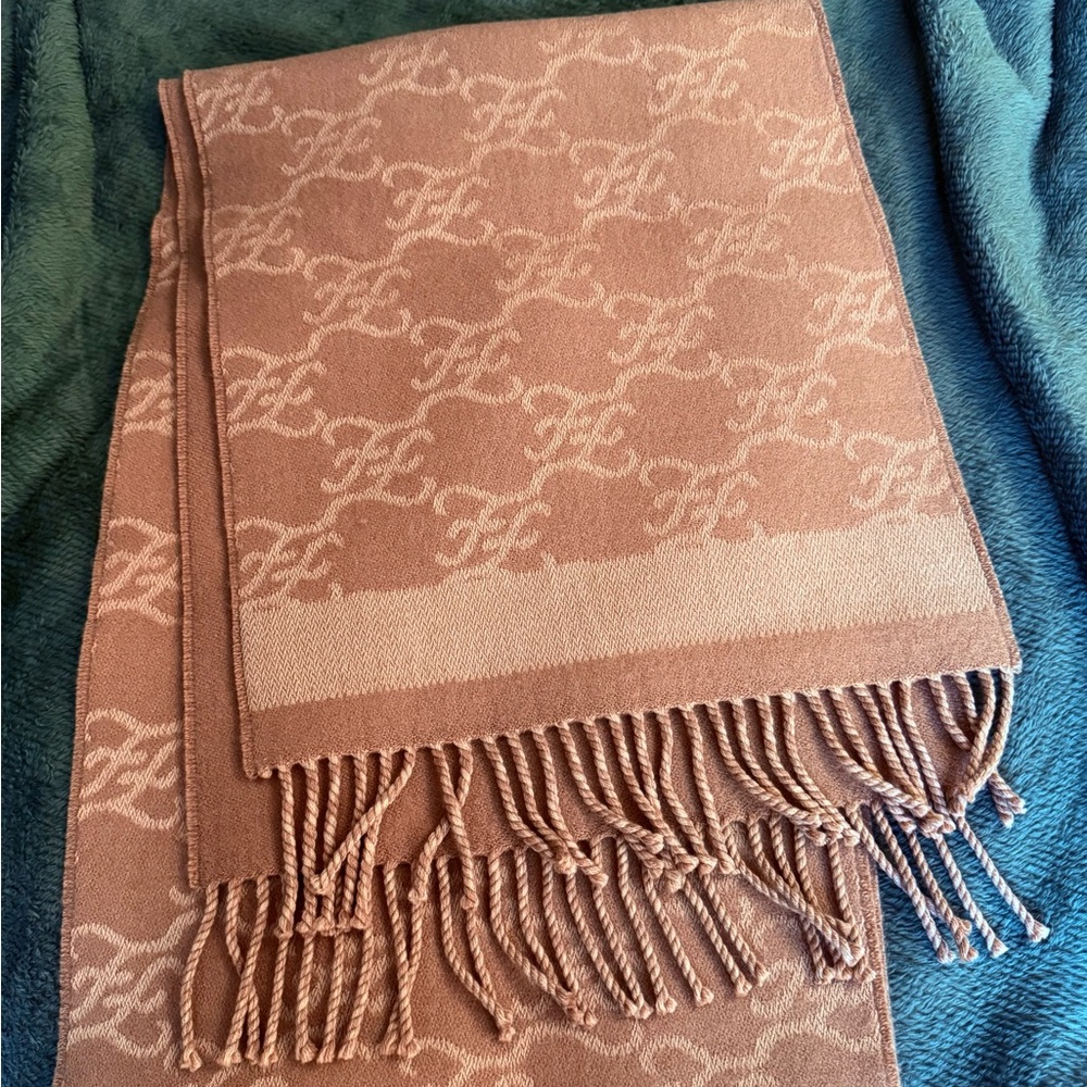 Fendi Brown Monogram Scarf